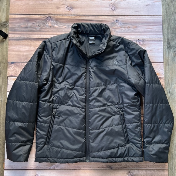 NWOT The North Face Men's Charcoal Puffer Jacket NWOT - Picture 2 of 9